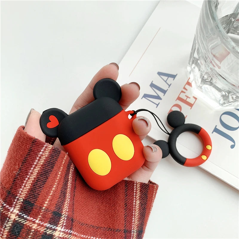 Cute Polka Dots Bow Silicone Case For Apple AirPods 2 3 4 Pro Pro2 Earphone Charging Headphones Case Airpods Protect Cover