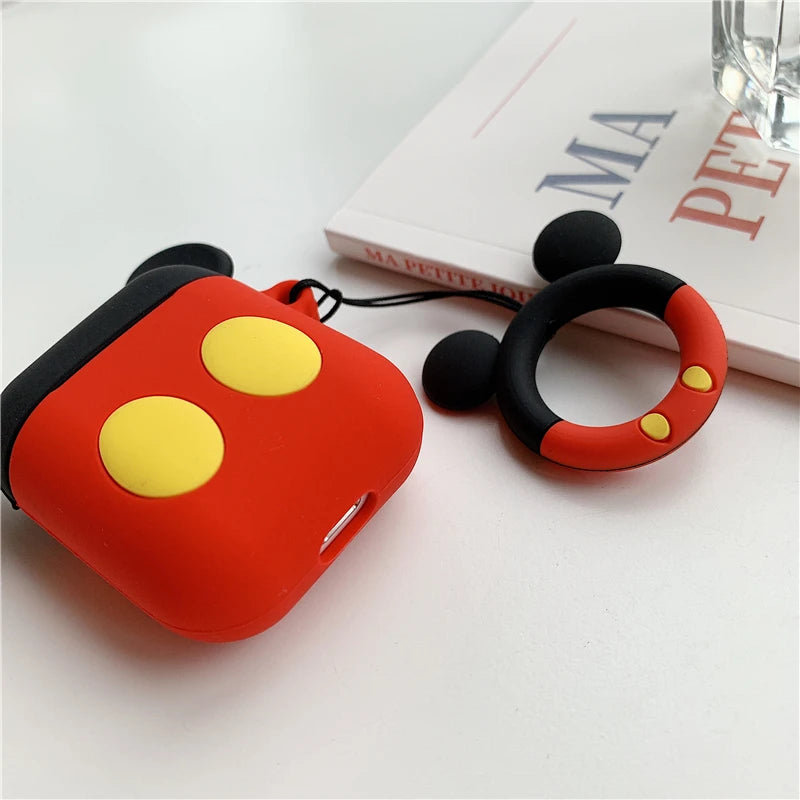 Cute Polka Dots Bow Silicone Case For Apple AirPods 2 3 4 Pro Pro2 Earphone Charging Headphones Case Airpods Protect Cover