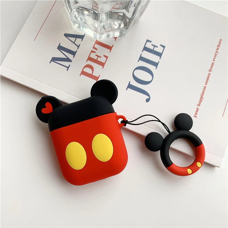 Cute Polka Dots Bow Silicone Case For Apple AirPods 2 3 4 Pro Pro2 Earphone Charging Headphones Case Airpods Protect Cover