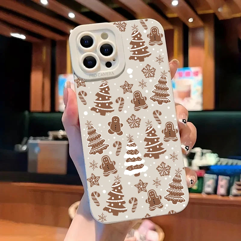 Christmas Tree Graphic Phone Case For Xiaomi 13 12 11 Lite 5G 14 14T 13T 12T Poco F6 F5 X6 X5 X3 M6 Pro Shockproof Bumper Cover