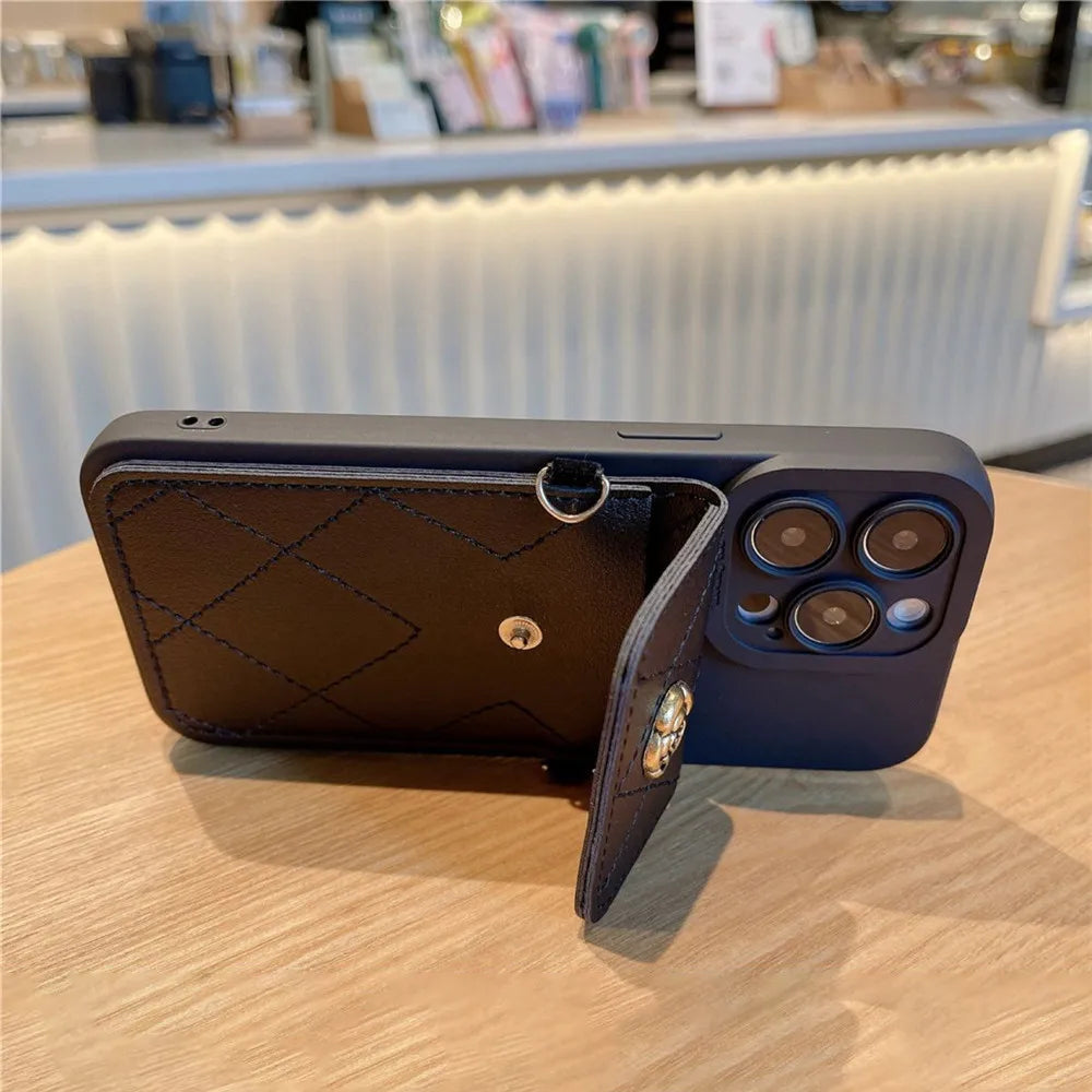 Crossbody Lanyard Case For Xiaomi Poco X7 X6 Pro M6 F6 F3 F4 X5 X3 NFC POCO C65 C75 Flower Wallet Card Holder Strap Soft Cover