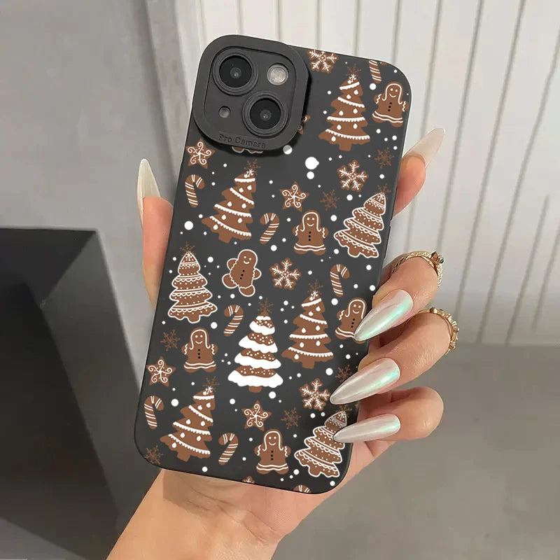 Christmas Tree Graphic Phone Case For Xiaomi 13 12 11 Lite 5G 14 14T 13T 12T Poco F6 F5 X6 X5 X3 M6 Pro Shockproof Bumper Cover