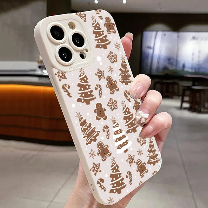 Christmas Tree Graphic Phone Case For Xiaomi 13 12 11 Lite 5G 14 14T 13T 12T Poco F6 F5 X6 X5 X3 M6 Pro Shockproof Bumper Cover