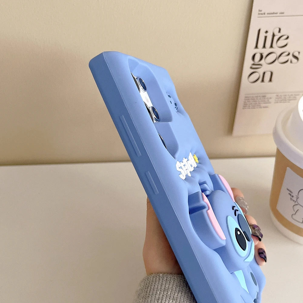 Stitch Case Soft Holder Cover For Samsung Galaxy A12 A13 A15 A24 A25 A30S A32 A51 A53 A54 S20 S21 S22 S23 S24 FE Plus Ultra 5G