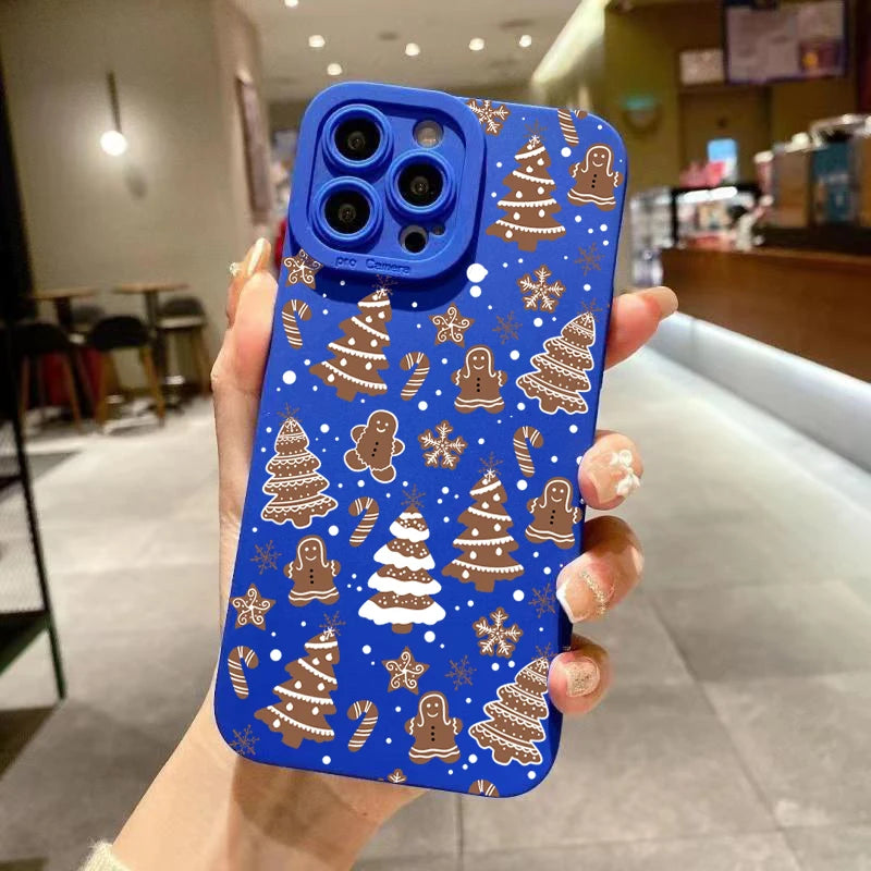 Christmas Tree Graphic Phone Case For Xiaomi 13 12 11 Lite 5G 14 14T 13T 12T Poco F6 F5 X6 X5 X3 M6 Pro Shockproof Bumper Cover