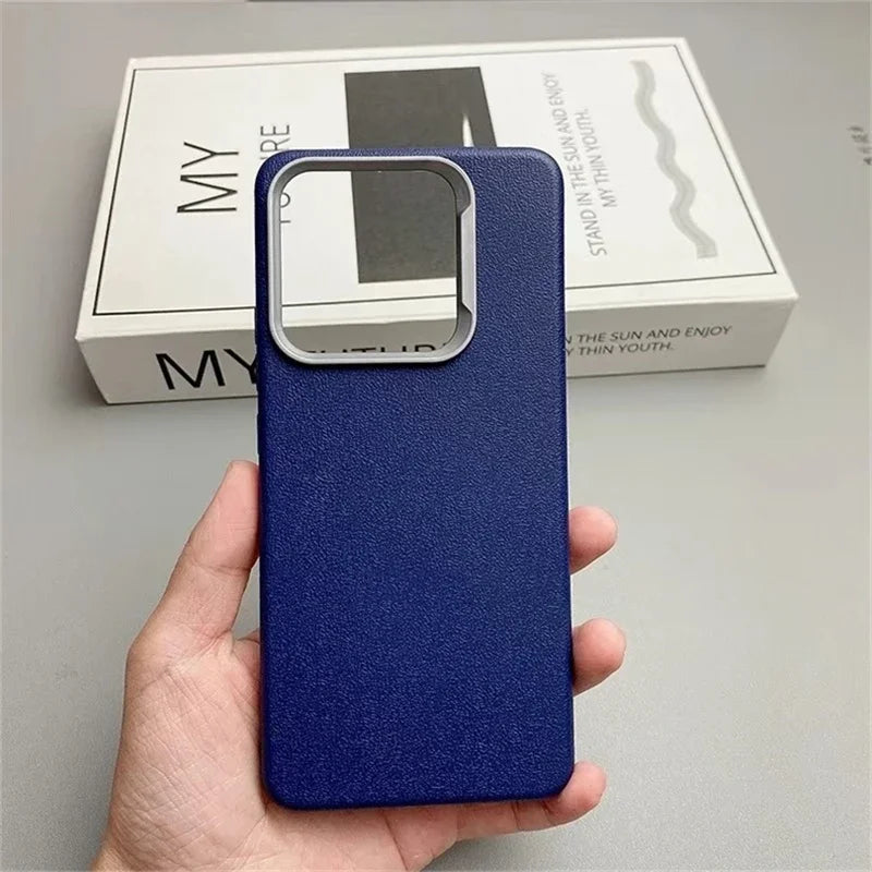 Case for Reno 14F 14 F 5G Luxury PU Silicone Phone Back Cover Soft Protection Shell Shockproof TPU Bumper for OPPO Reno 14 Pro