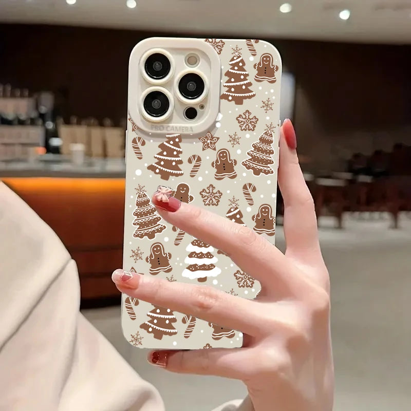 Christmas Tree Graphic Phone Case For Xiaomi 13 12 11 Lite 5G 14 14T 13T 12T Poco F6 F5 X6 X5 X3 M6 Pro Shockproof Bumper Cover