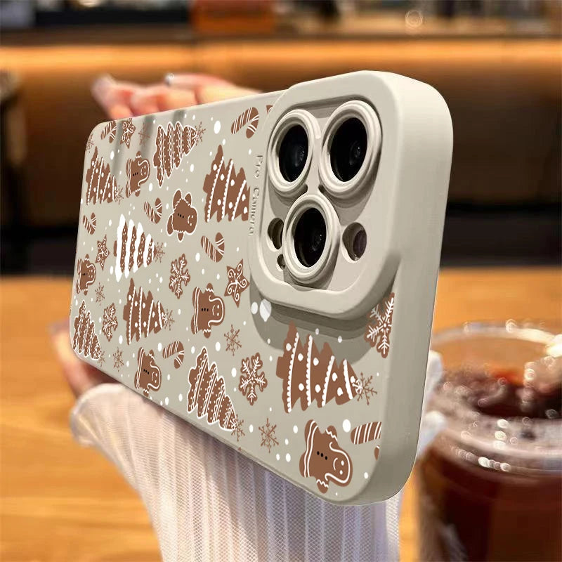 Christmas Tree Graphic Phone Case For Xiaomi 13 12 11 Lite 5G 14 14T 13T 12T Poco F6 F5 X6 X5 X3 M6 Pro Shockproof Bumper Cover