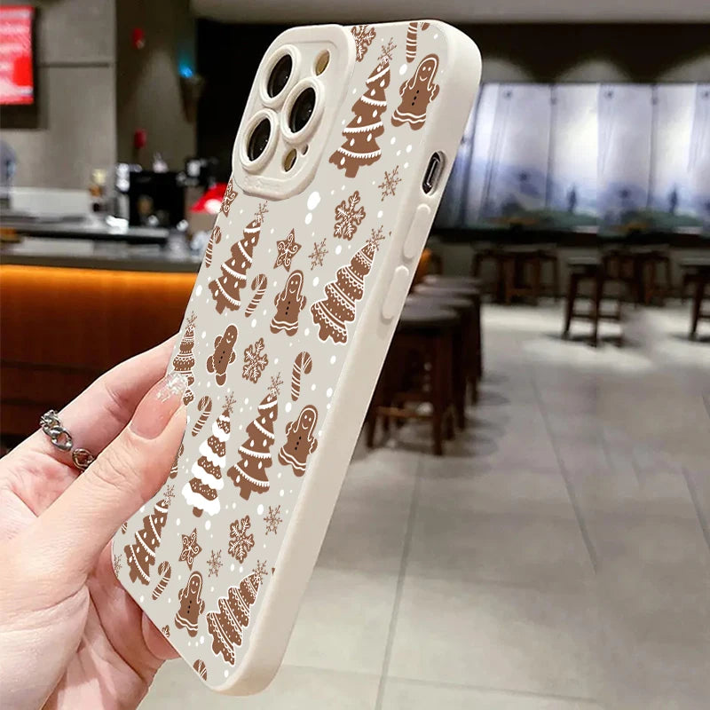 Christmas Tree Graphic Phone Case For Xiaomi 13 12 11 Lite 5G 14 14T 13T 12T Poco F6 F5 X6 X5 X3 M6 Pro Shockproof Bumper Cover
