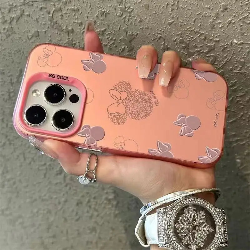 Disneies Cute Mickey Mouse Avatar Phone Case For Samsung Galaxy S25 S24 S23 S22 S21 S20 Note20 FE Ultra Plus 5G Matte Back Cover