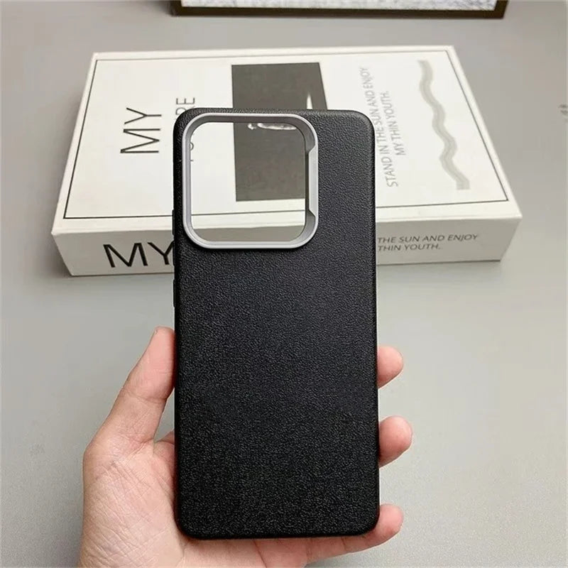 Case for Reno 14F 14 F 5G Luxury PU Silicone Phone Back Cover Soft Protection Shell Shockproof TPU Bumper for OPPO Reno 14 Pro