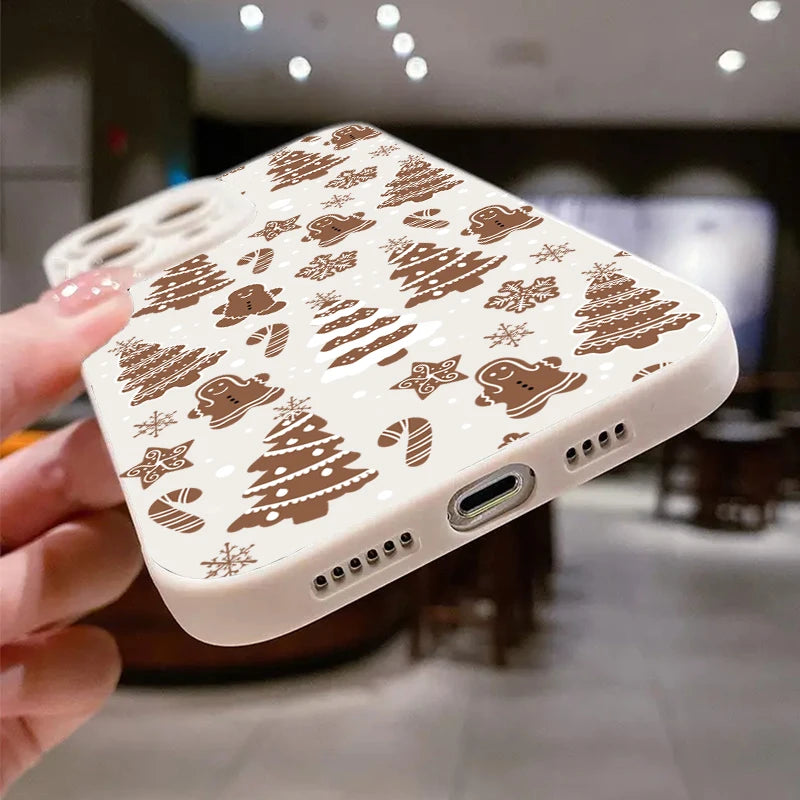 Christmas Tree Graphic Phone Case For Xiaomi 13 12 11 Lite 5G 14 14T 13T 12T Poco F6 F5 X6 X5 X3 M6 Pro Shockproof Bumper Cover