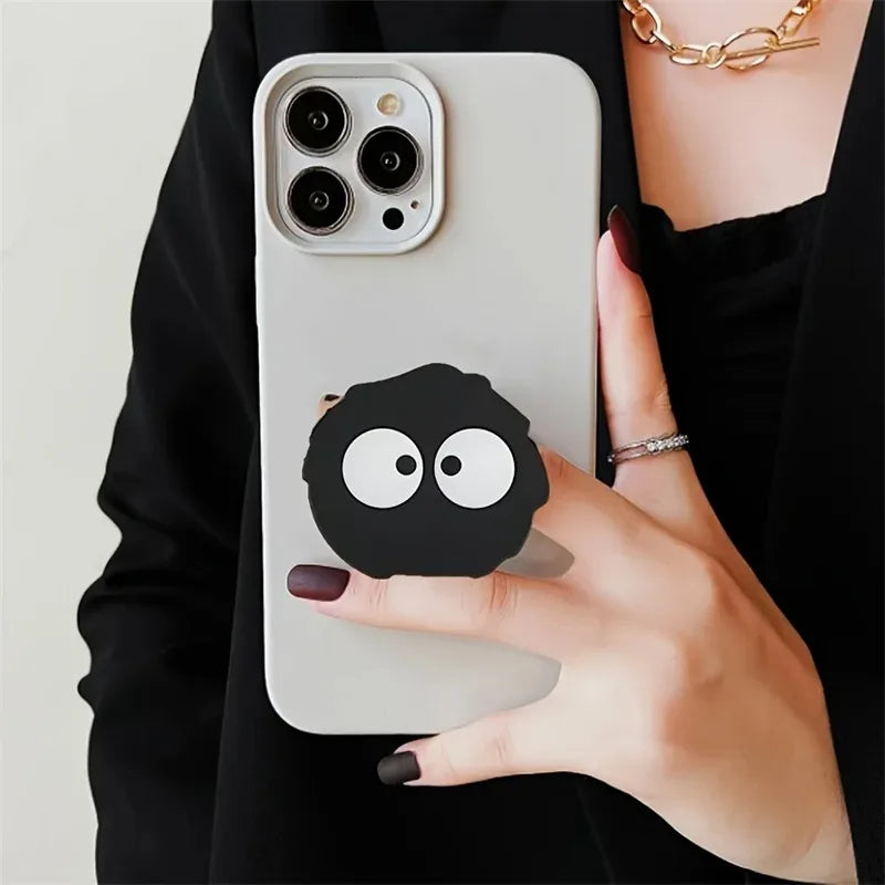 3D Cute Little Furball Phone Holder Griptok Finger Ring Support For iPhone Samsung Cases Grip Tok Socket Bracket Girl Gift