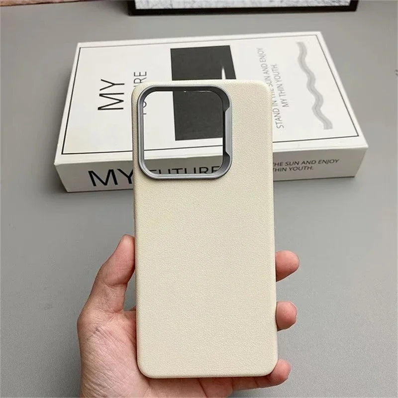 Case for Reno 14F 14 F 5G Luxury PU Silicone Phone Back Cover Soft Protection Shell Shockproof TPU Bumper for OPPO Reno 14 Pro