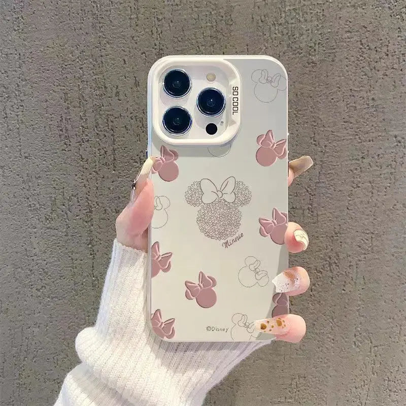 Disneies Cute Mickey Mouse Avatar Phone Case For Samsung Galaxy S25 S24 S23 S22 S21 S20 Note20 FE Ultra Plus 5G Matte Back Cover