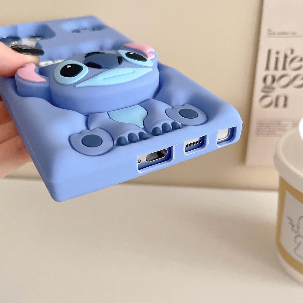 Stitch Case Soft Holder Cover For Samsung Galaxy A12 A13 A15 A24 A25 A30S A32 A51 A53 A54 S20 S21 S22 S23 S24 FE Plus Ultra 5G