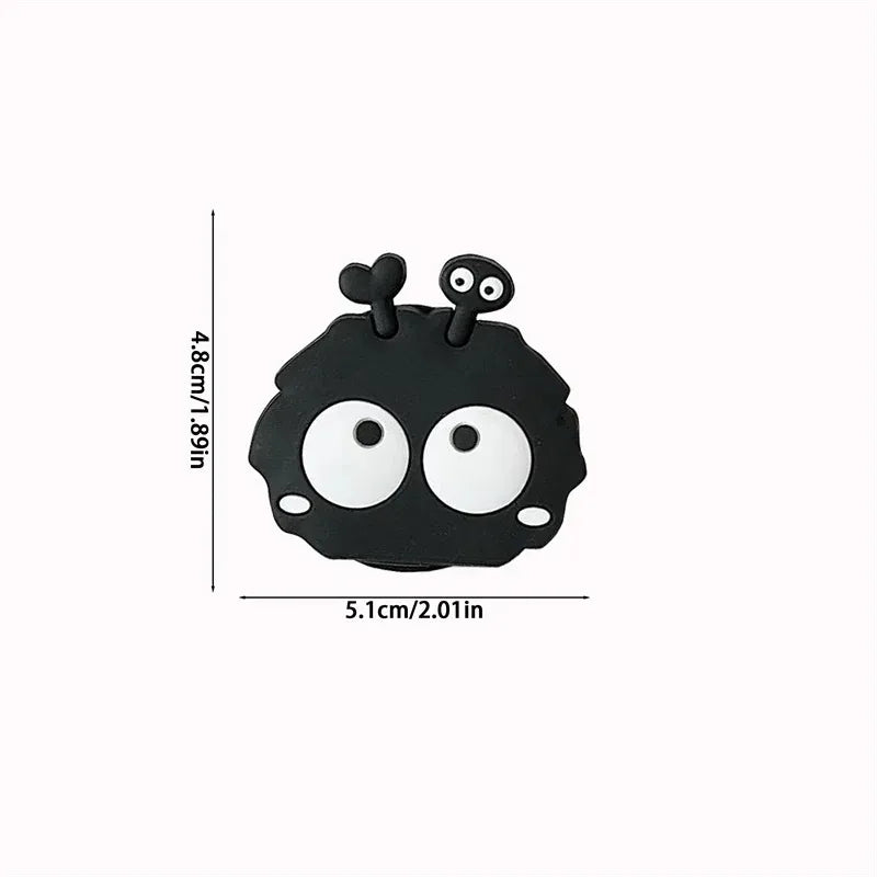 3D Cute Little Furball Phone Holder Griptok Finger Ring Support For iPhone Samsung Cases Grip Tok Socket Bracket Girl Gift