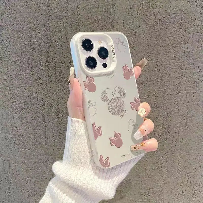 Disneies Cute Mickey Mouse Avatar Phone Case For Samsung Galaxy S25 S24 S23 S22 S21 S20 Note20 FE Ultra Plus 5G Matte Back Cover