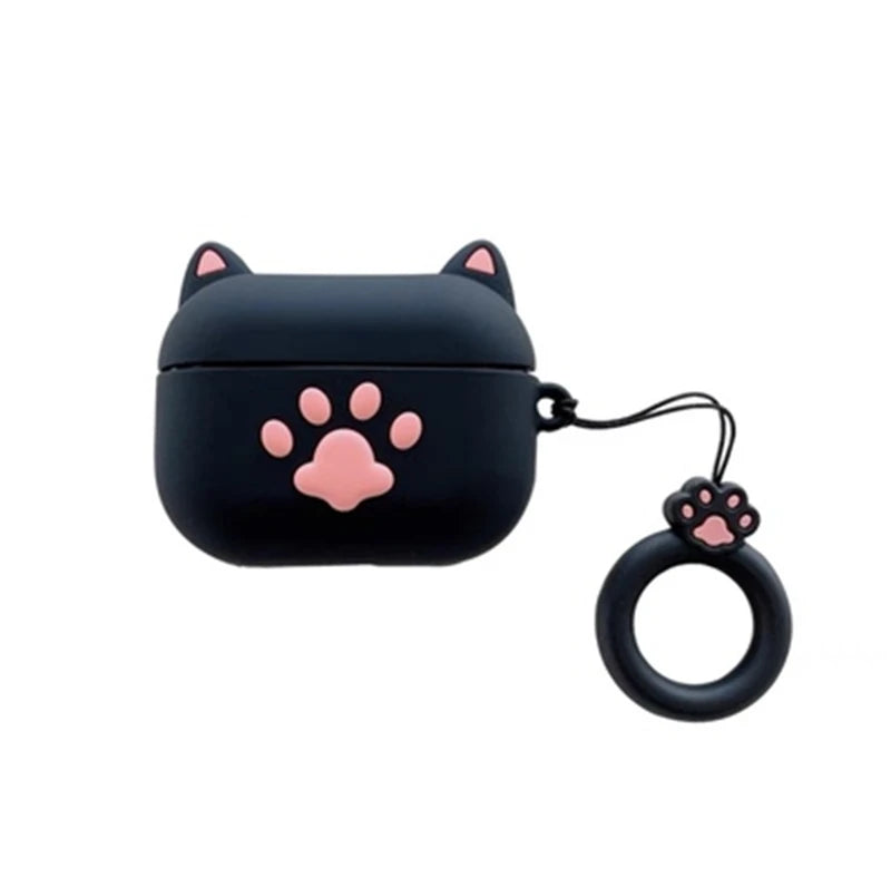 Cute Polka Dots Bow Silicone Case For Apple AirPods 2 3 4 Pro Pro2 Earphone Charging Headphones Case Airpods Protect Cover