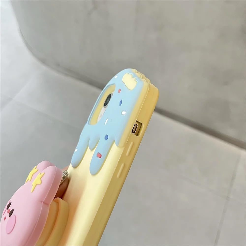 فكرة Fekra Silicone Case 3D Candy Shapes For iPhone 15 Pro max|15 Pro|15|14 Pro Max|14 Pro|14/13|13 Pro max|13 Pro|12 Pro max|12/12Pro|11 Pro max|11 Pro/11 (Ice cream, iphone 15 pro max)