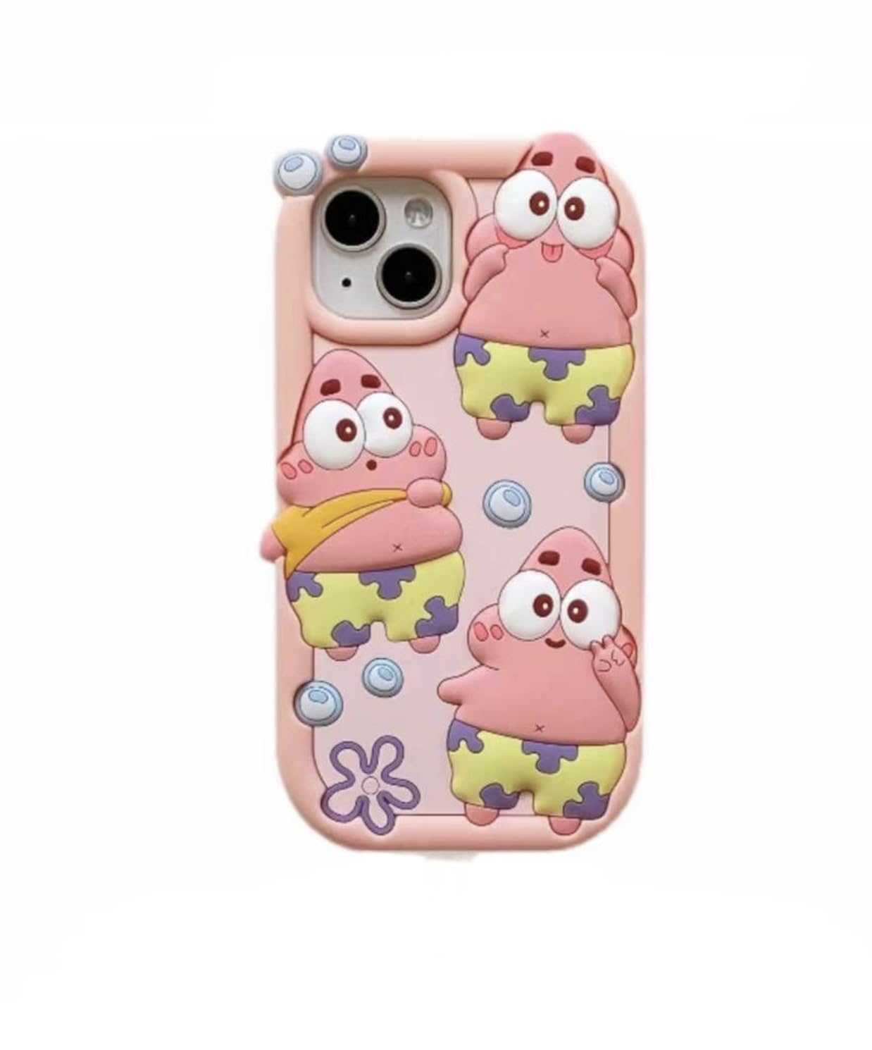 Fekra Silicone Case 3D Cartoon Soft Cover For iPhone 15 Pro max| 15 Pro| 15| 14 Pro Max| 14 Pro| 14/13 | 13 Pro max| 13 Pro| 12 Pro max | 11 Pro max| 11 Drop-proof (patrick Lilic, iPhone 12 Pro max)