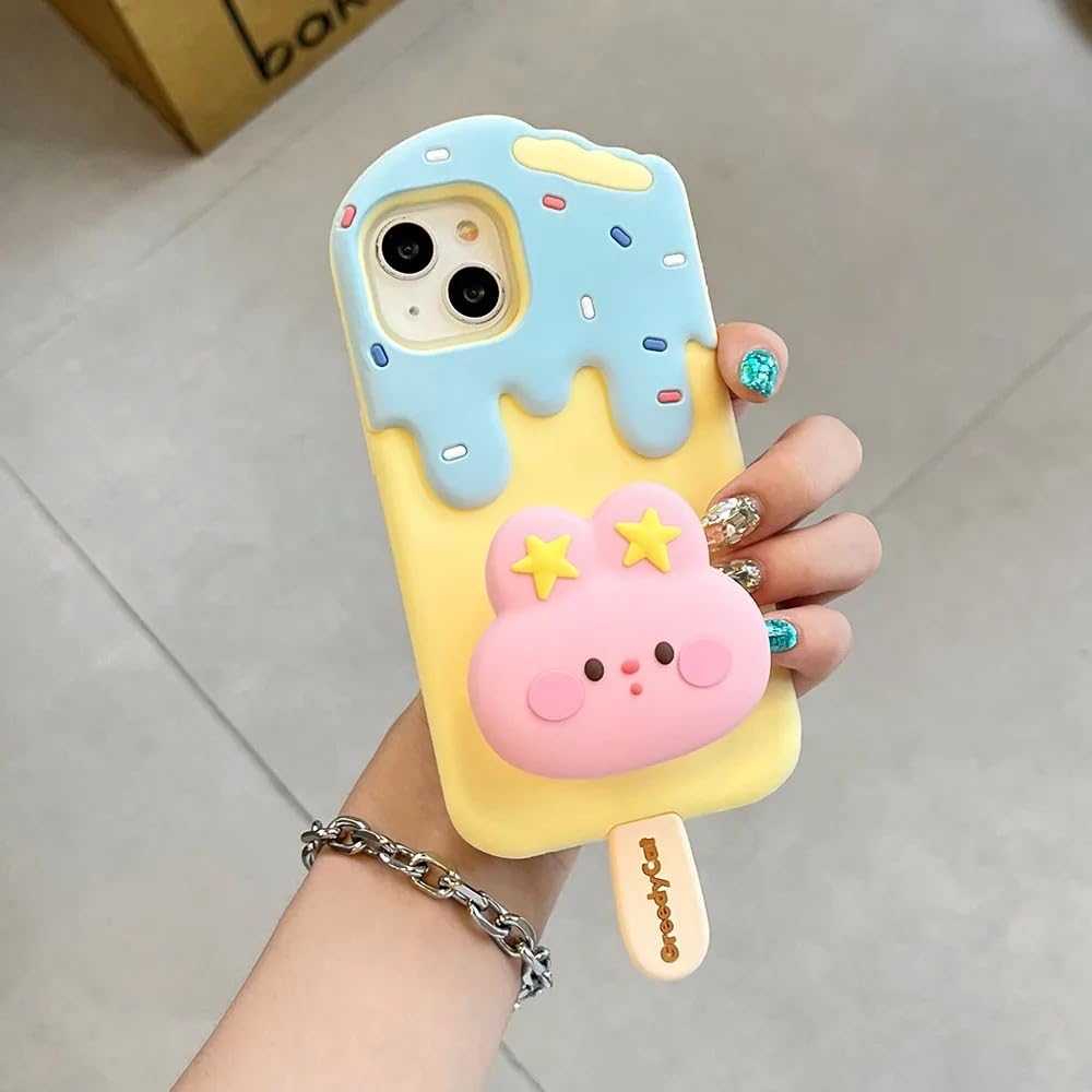 فكرة Fekra Silicone Case 3D Candy Shapes For iPhone 15 Pro max|15 Pro|15|14 Pro Max|14 Pro|14/13|13 Pro max|13 Pro|12 Pro max|12/12Pro|11 Pro max|11 Pro/11 (JERRY, iphone 15 pro)