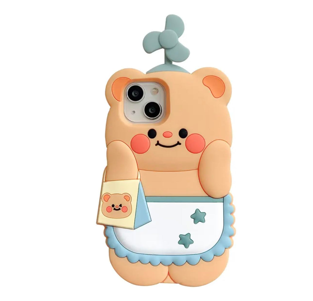 Fekra Silicone Case 3D Cartoon Soft Cover For iPhone 15 Pro max| 15 Pro| 15| 14 Pro Max| 14 Pro| 14/13 | 13 Pro max| 13 Pro| 12 Pro max | 11 Pro max| 11 Drop-proof (patrick Lilic, iPhone 12 Pro max)