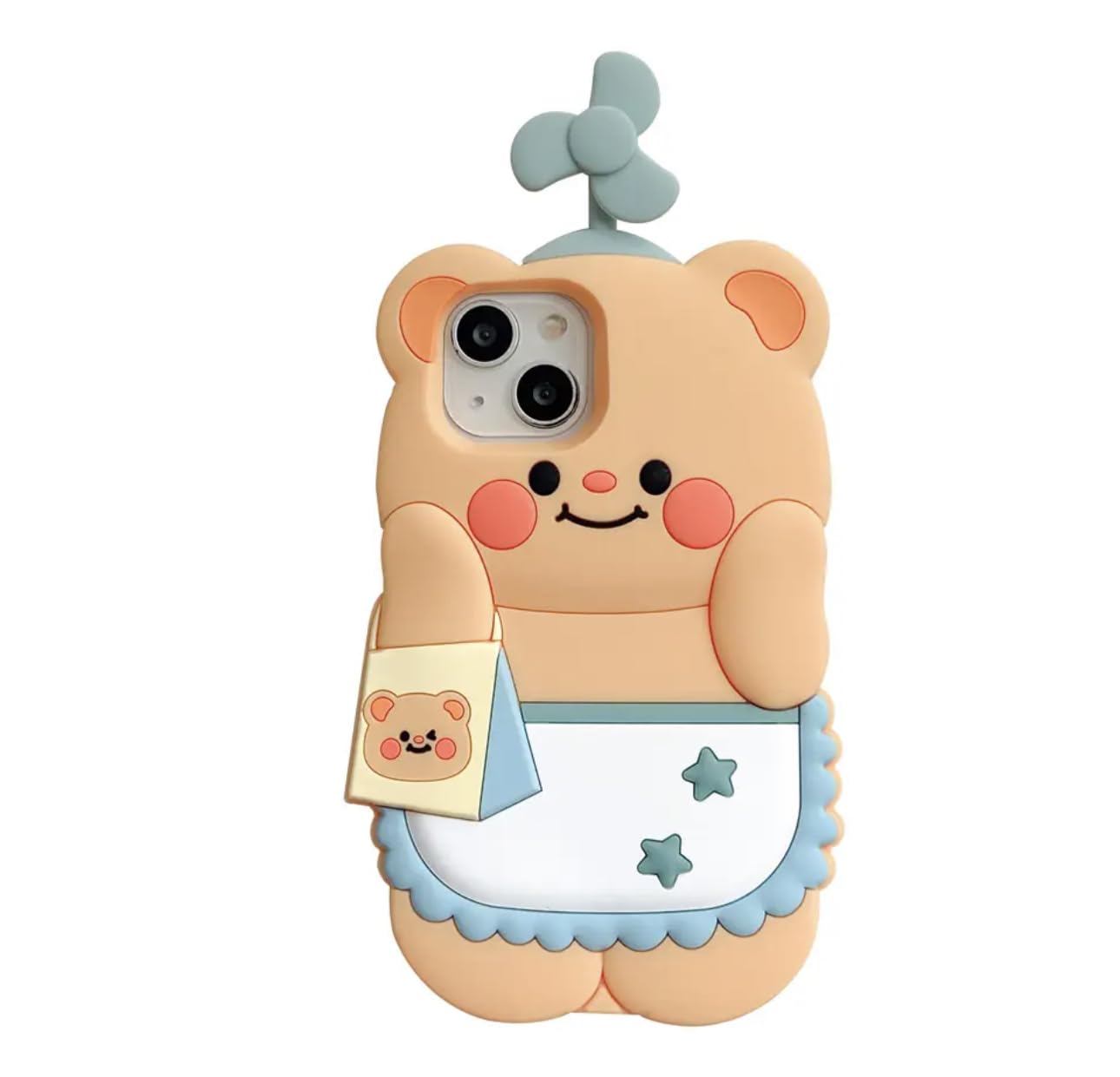 Fekra Silicone Case 3D Cartoon Soft Cover For iPhone 15 Pro max| 15 Pro| 15| 14 Pro Max| 14 Pro| 14/13 | 13 Pro max| 13 Pro| 12 Pro max | 11 Pro max| 11 Drop-proof (patrick Lilic, iPhone 12 Pro max)