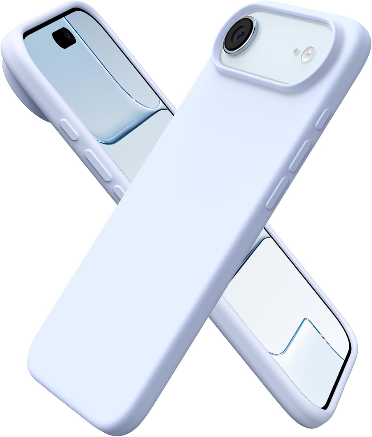 Next Store Silicone Case Compatible with iPhone 17 Series, Ultra Slim Shockproof Protective Phone Case with Soft Microfiber Lining, Anti-Scratch Camera Protection (Green, iPhone 17)