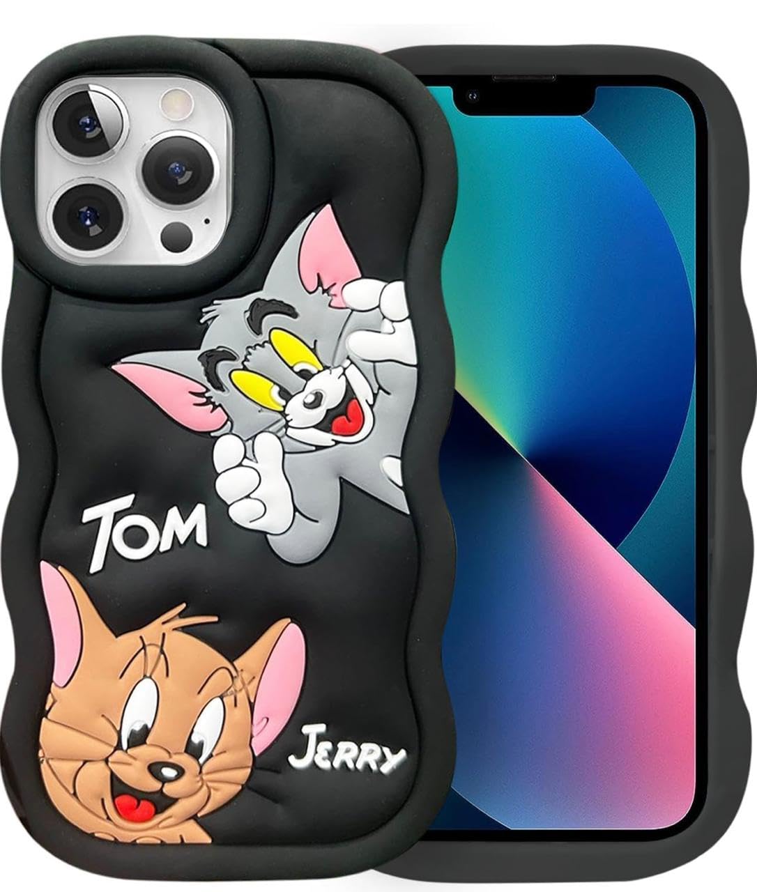 فكرة Fekra Silicone Case 3D Candy Shapes For iPhone 15 Pro max|15 Pro|15|14 Pro Max|14 Pro|14/13|13 Pro max|13 Pro|12 Pro max|12/12Pro|11 Pro max|11 Pro/11 (JERRY, iphone 15 pro)