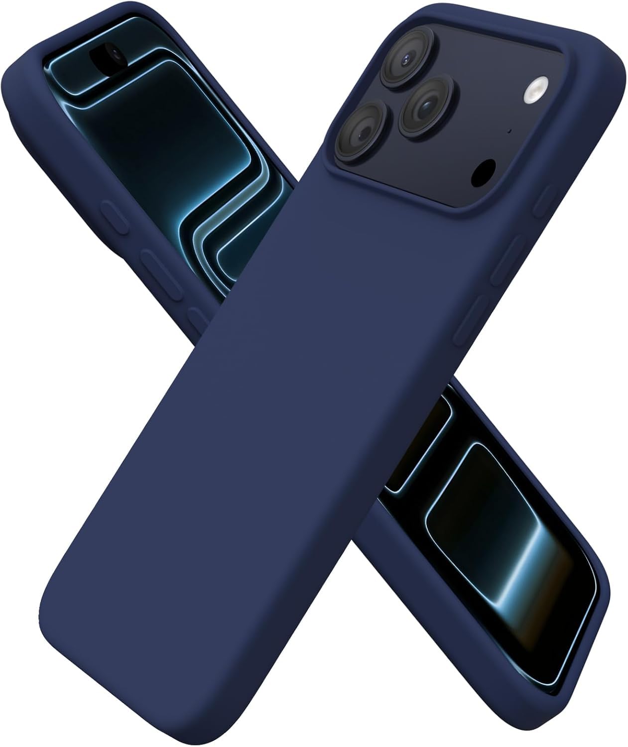 Next Store Silicone Case Compatible with iPhone 17 Series, Ultra Slim Shockproof Protective Phone Case with Soft Microfiber Lining, Anti-Scratch Camera Protection (Green, iPhone 17)