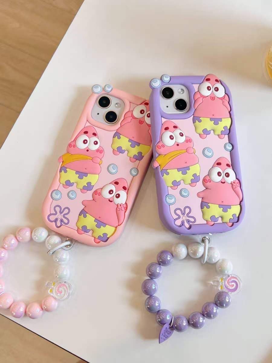 Fekra Silicone Case 3D Cartoon Soft Cover For iPhone 15 Pro max| 15 Pro| 15| 14 Pro Max| 14 Pro| 14/13 | 13 Pro max| 13 Pro| 12 Pro max | 11 Pro max| 11 Drop-proof (patrick Lilic, iPhone 12 Pro max)