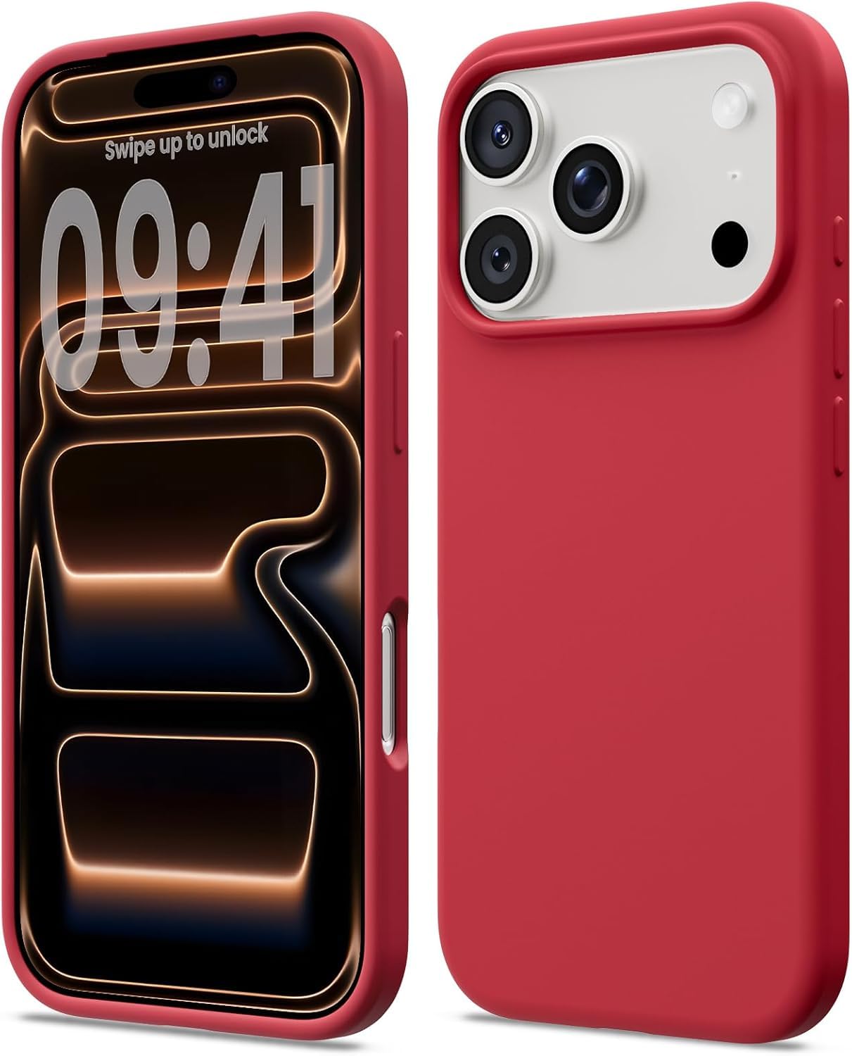 Next Store Silicone Case Compatible with iPhone 17 Series, Ultra Slim Shockproof Protective Phone Case with Soft Microfiber Lining, Anti-Scratch Camera Protection (Green, iPhone 17)