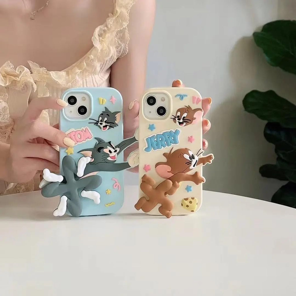 فكرة Fekra Silicone Case 3D Candy Shapes For iPhone 15 Pro max|15 Pro|15|14 Pro Max|14 Pro|14/13|13 Pro max|13 Pro|12 Pro max|12/12Pro|11 Pro max|11 Pro/11 (JERRY, iphone 15 pro)