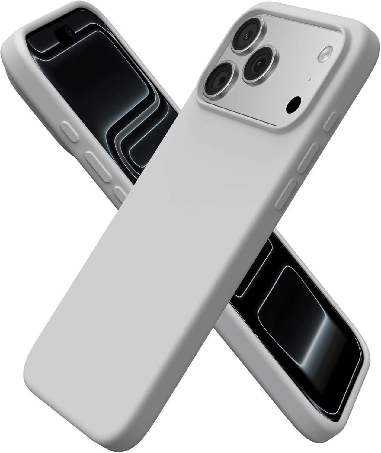 Next Store Silicone Case Compatible with iPhone 17 Series, Ultra Slim Shockproof Protective Phone Case with Soft Microfiber Lining, Anti-Scratch Camera Protection (Green, iPhone 17)