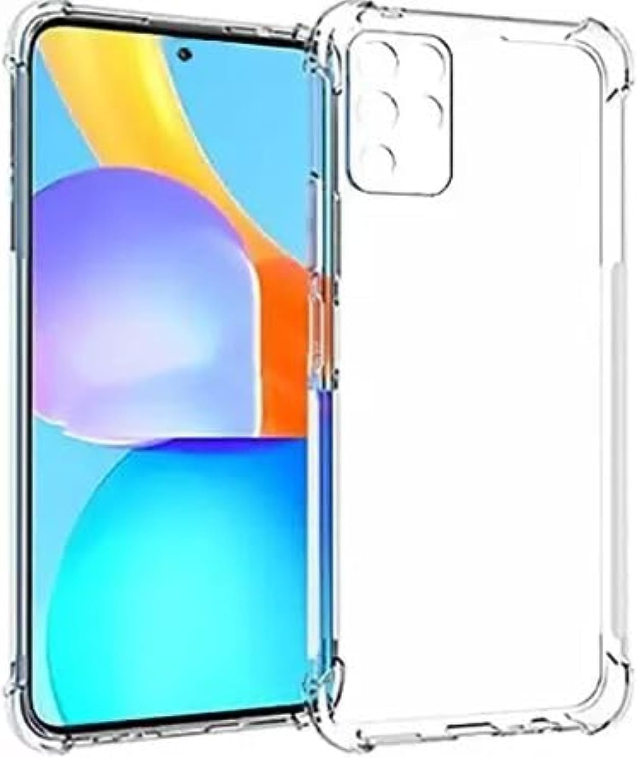 Anti Burst Protection Silicone Case For Infinix Note 10 (X693) - Clear