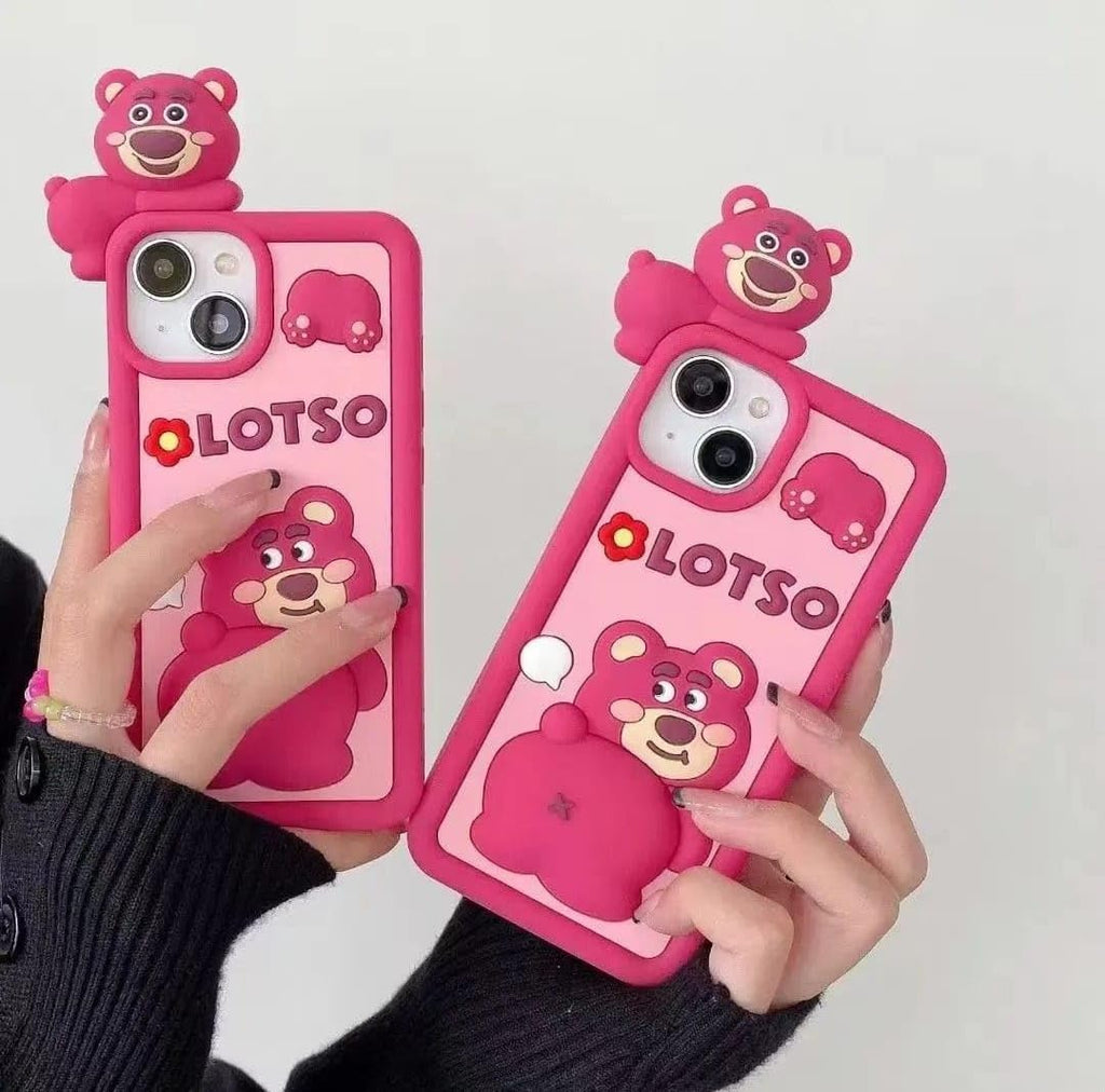 Next store 3D Cartoon Silicone Case Compatible with iPhone 14 Pro Max Cute Cartoon Animal Character Anti-Fall Silicone Protective Cover (iPhone 14 Pro Max) (Style 13)