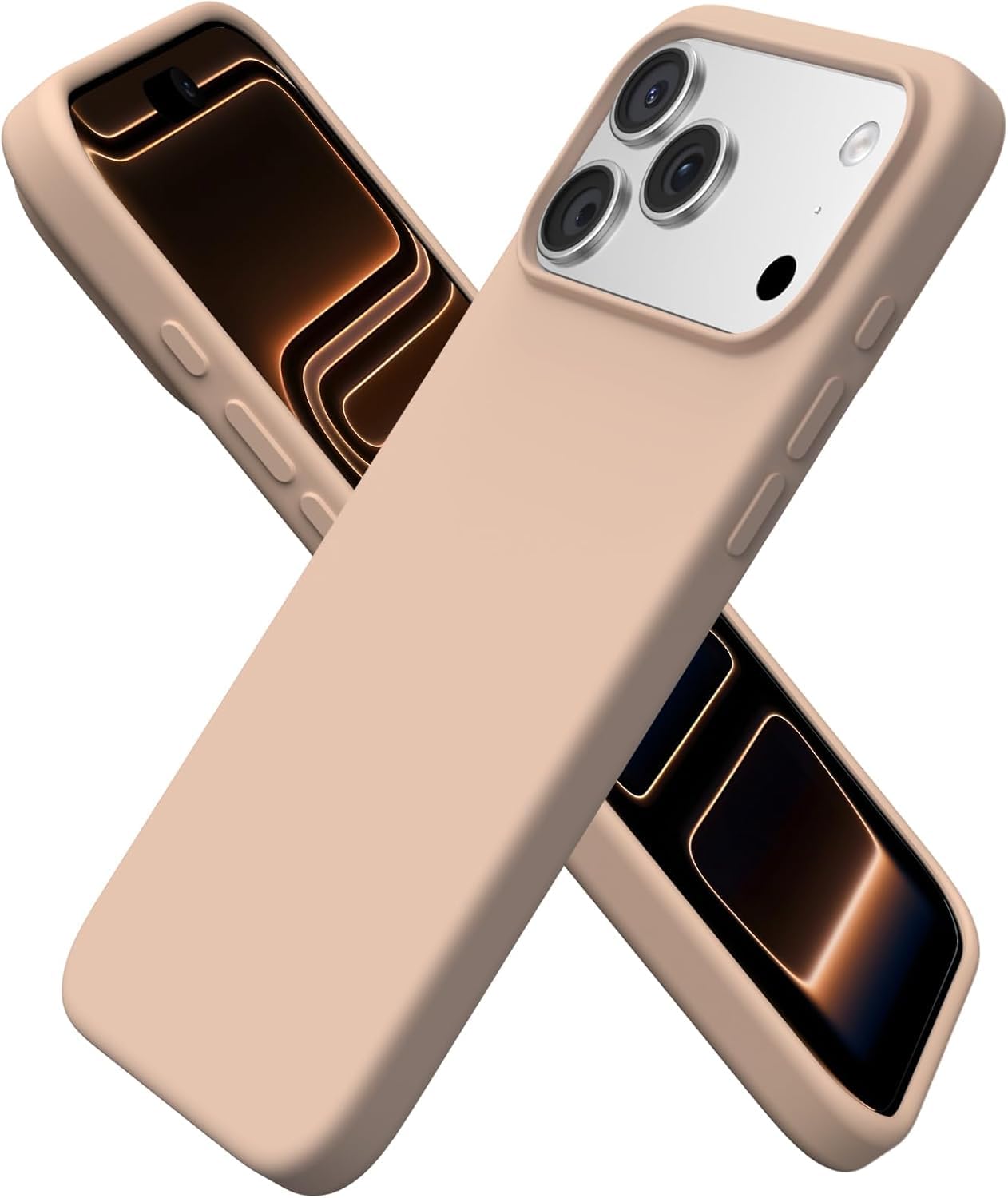 Next Store Silicone Case Compatible with iPhone 17 Series, Ultra Slim Shockproof Protective Phone Case with Soft Microfiber Lining, Anti-Scratch Camera Protection (Green, iPhone 17)