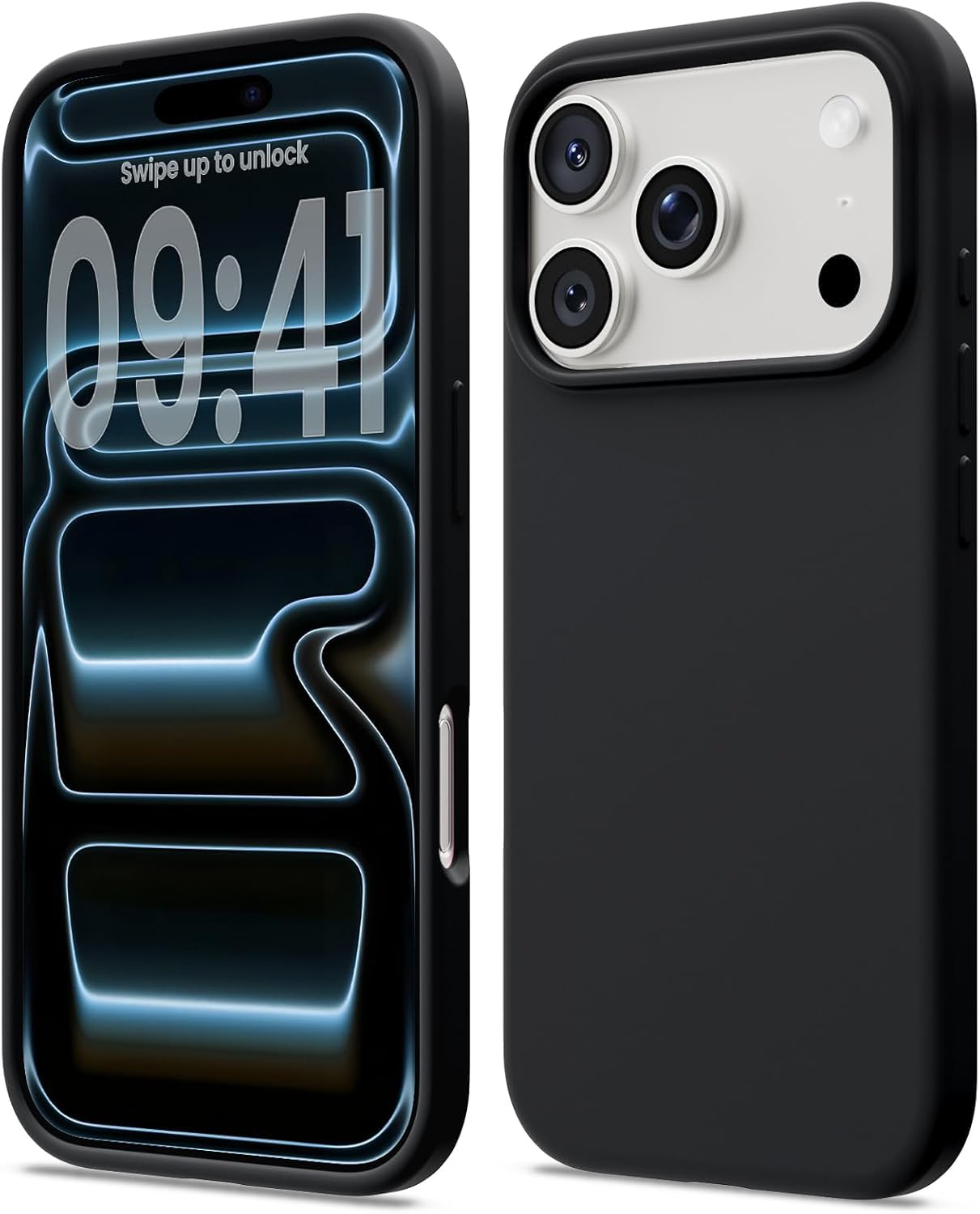 Next Store Silicone Case Compatible with iPhone 17 Series, Ultra Slim Shockproof Protective Phone Case with Soft Microfiber Lining, Anti-Scratch Camera Protection (Green, iPhone 17)