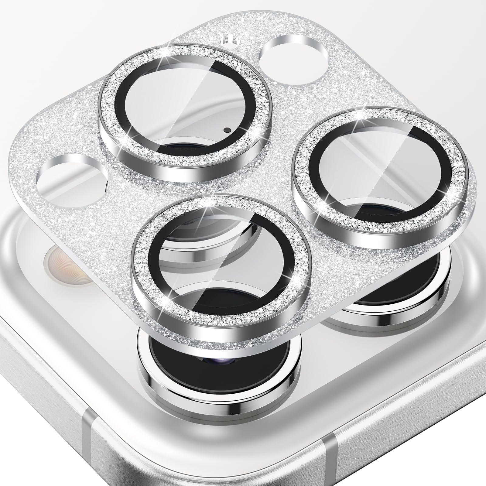 Tensea for iPhone 17 Pro Max Camera Lens Protector, Metal Aluminum Alloy Tempered Glass Cover Camera Screen Protector Accessories, Case Friendly