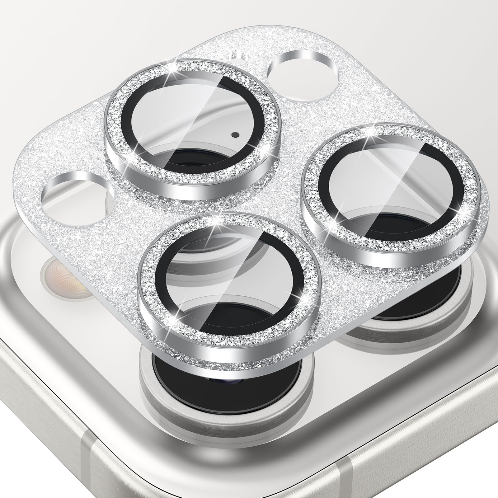 Tensea for iPhone 17 Pro Max Camera Lens Protector, Metal Aluminum Alloy Tempered Glass Cover Camera Screen Protector Accessories, Case Friendly