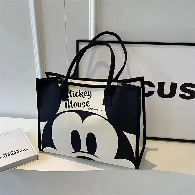 Mickey Snoopy Large Capacity Handbag, Leisure Multi functional Shoulder Bag, Commuter Tote Bag, Lightweight Mommy Bag