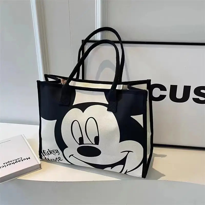 Mickey Snoopy Large Capacity Handbag, Leisure Multi functional Shoulder Bag, Commuter Tote Bag, Lightweight Mommy Bag