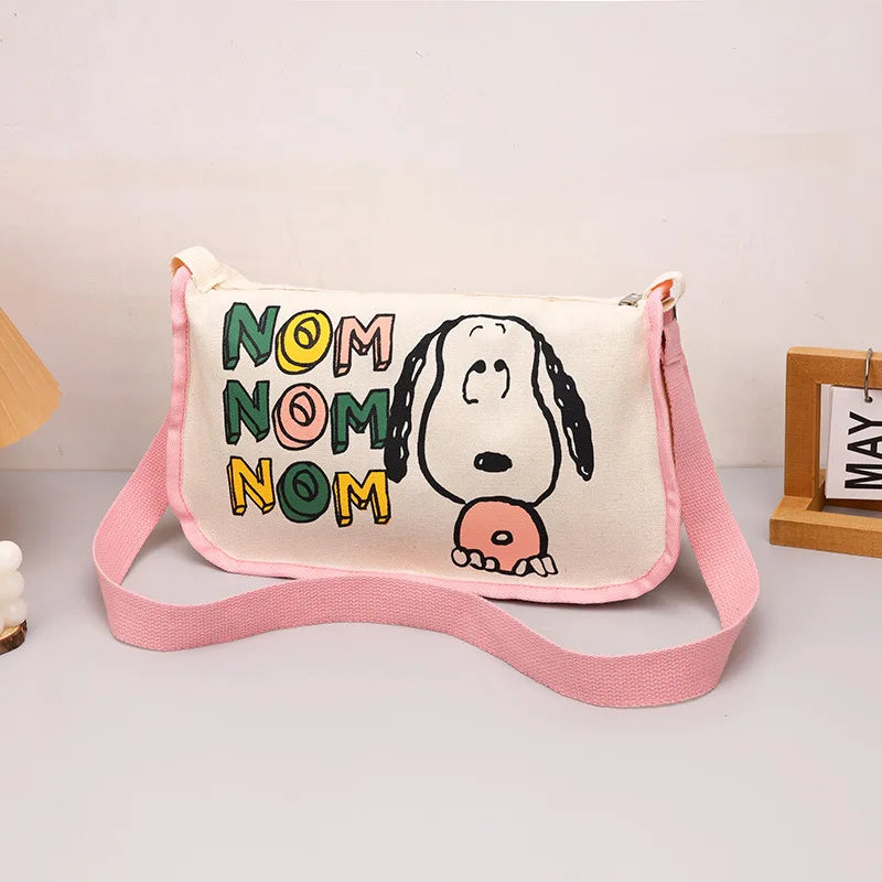 Mickey Snoopy Large Capacity Handbag, Leisure Multi functional Shoulder Bag, Commuter Tote Bag, Lightweight Mommy Bag