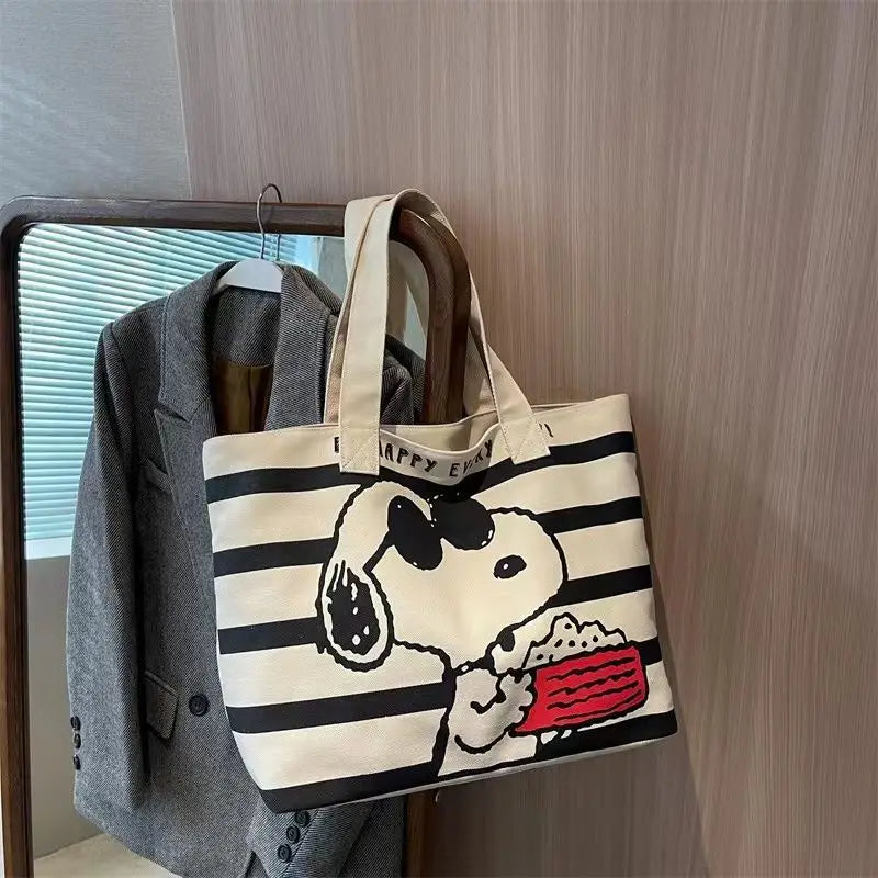 Mickey Snoopy Large Capacity Handbag, Leisure Multi functional Shoulder Bag, Commuter Tote Bag, Lightweight Mommy Bag