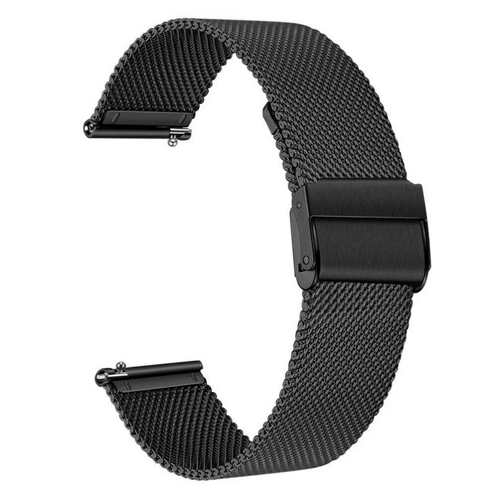 Amazfit GTS3 Stainless Steel Strap 20mm Black Watchband For Huami Amazfit GTS 2 2E 3 GTS2 Mini Bracelet Amazfit Bip S U Pro band