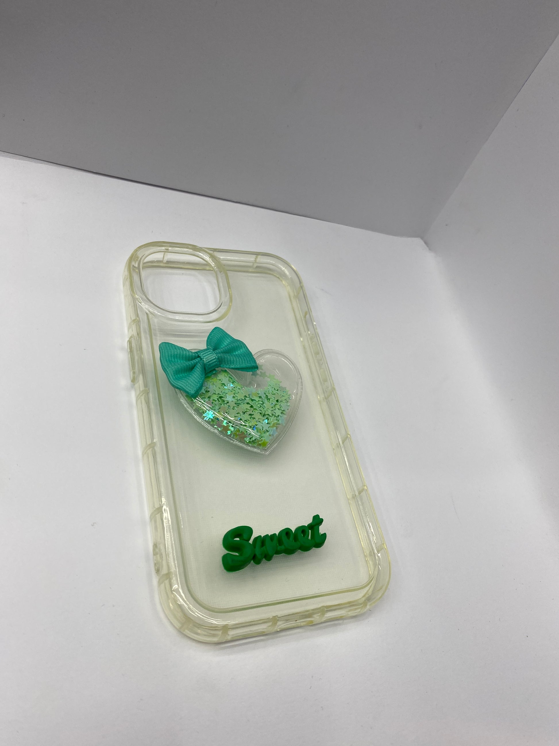 جراب شفاف بشكل قلب لسامسونج A54 5G