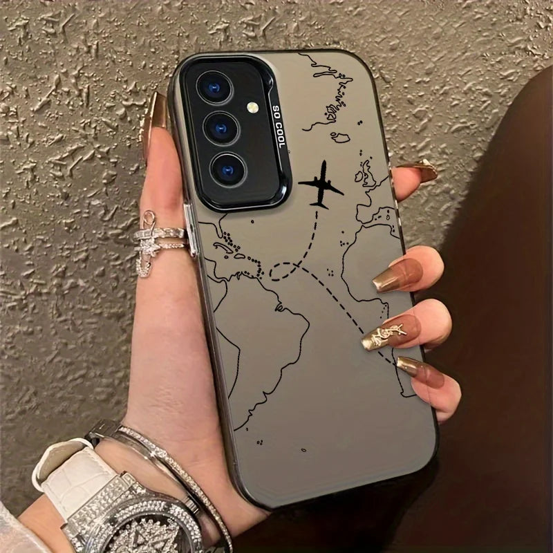 Love Heart Pattern Hard Case For Samsung S25 Ultra S23 FE S22 S24 A55 5G A56 A54 A24 A53 A52S A36 A35 A34 A25 A16 A15 Case Cover