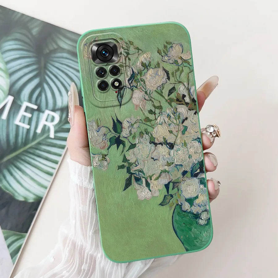 Case for Redmi Note 11 11S 4G 11 Pro Couqe Matte Soft Silicone Cartoons Funda Shockproof  Phone Bags For Note11 11S Back Covers