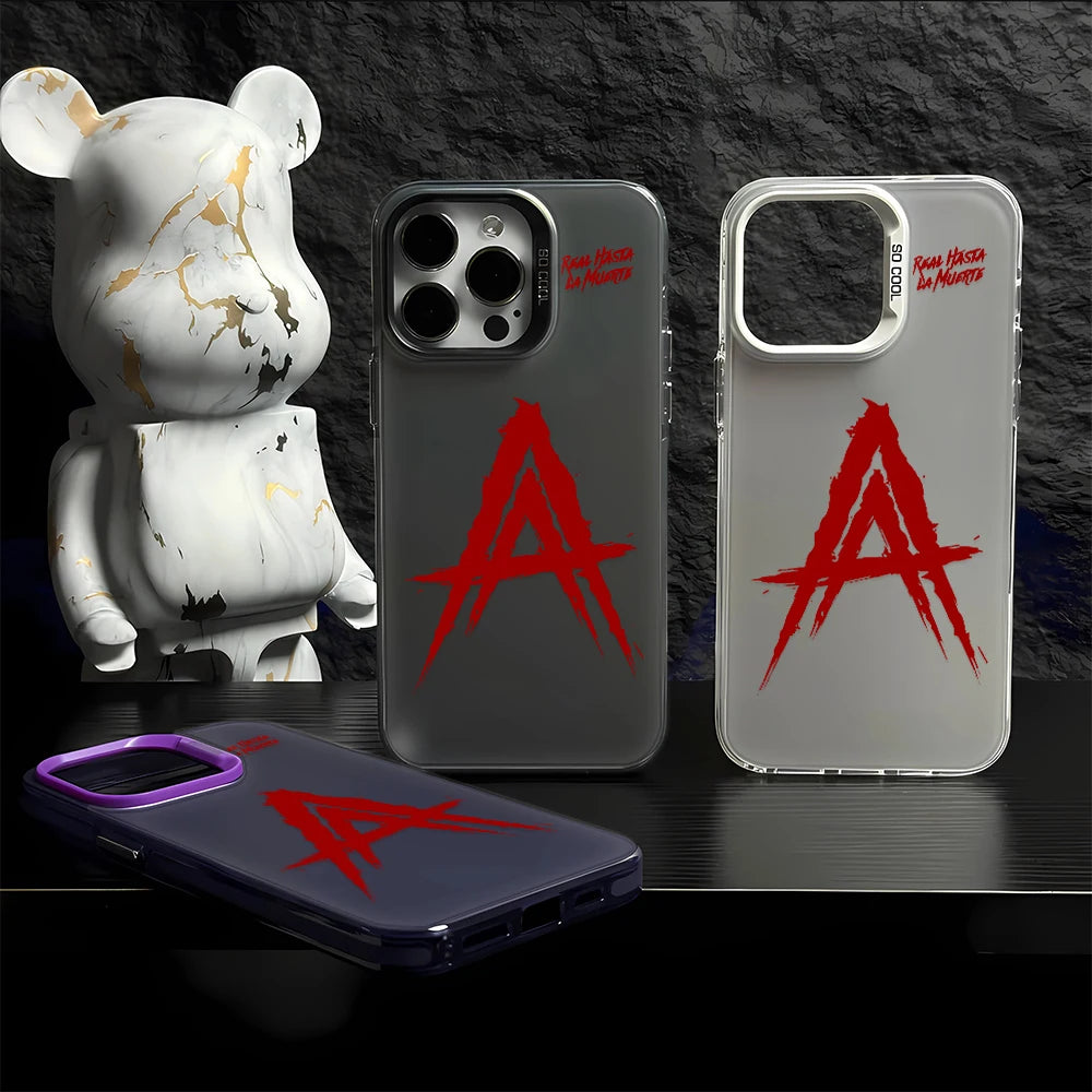 Anuel AA rapper Hot Plating Shockproof Back Bumper Phone Case for iPhone 16 15 14 13 12 11 Pro Max 16E 16 15 14 Plus Case